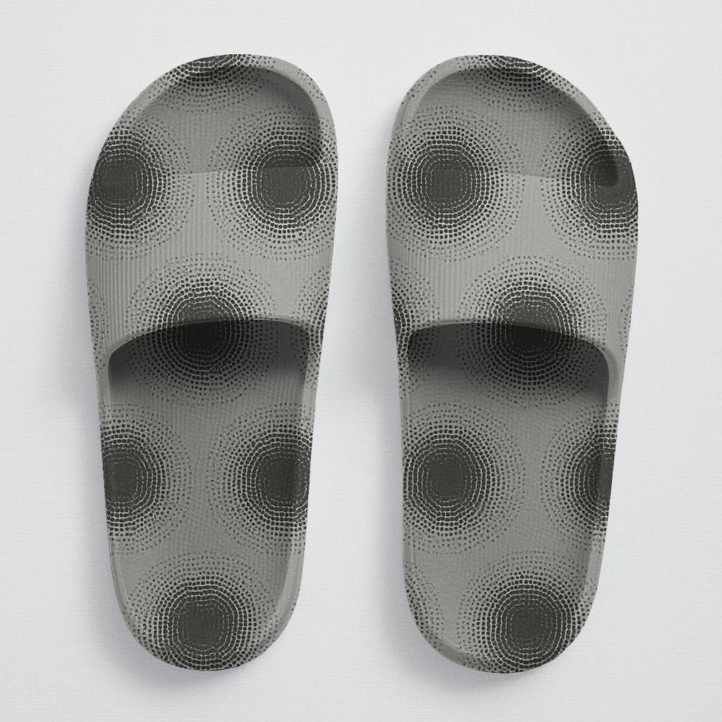 Microdot Orbit Banding Study sporty rubber slides