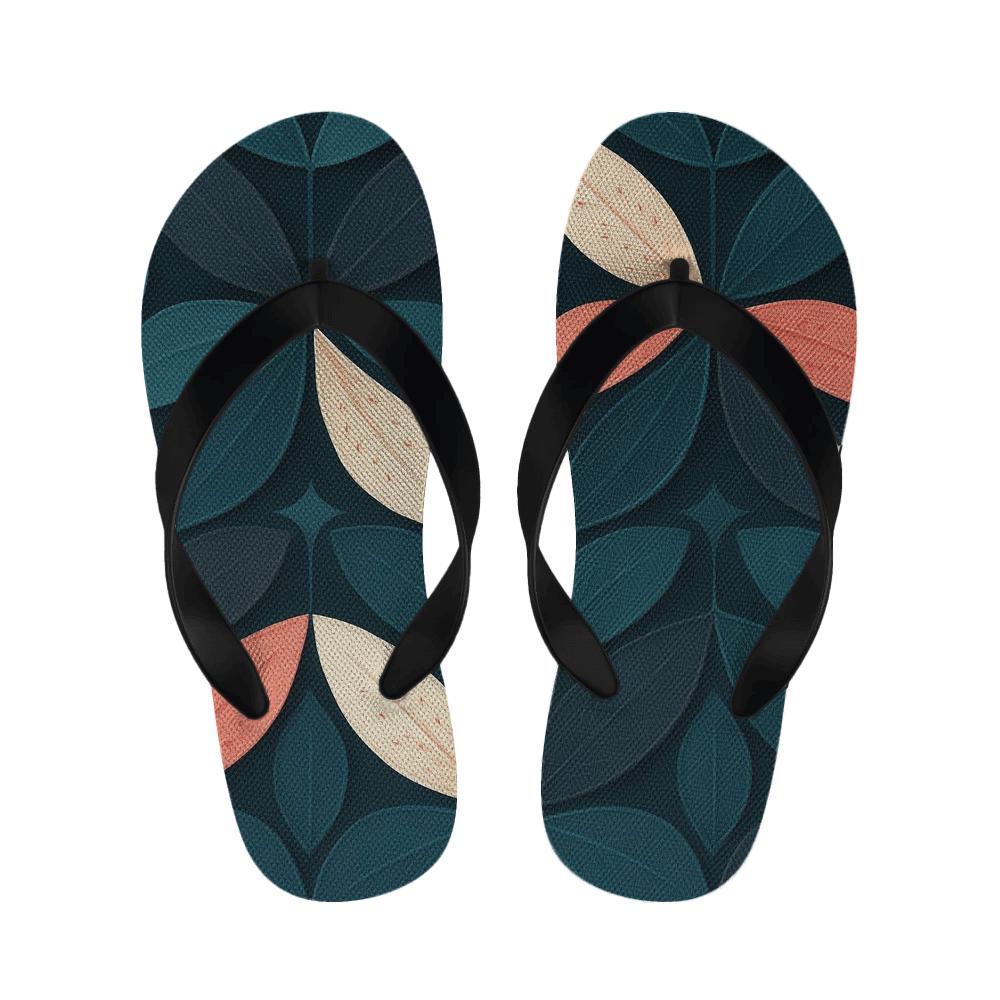 Orchid Aperture Tessellation unique printed slipperscustom slippers