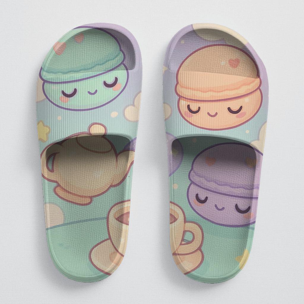 Cosmic Macaron Comet Cafe comfortable casual slides