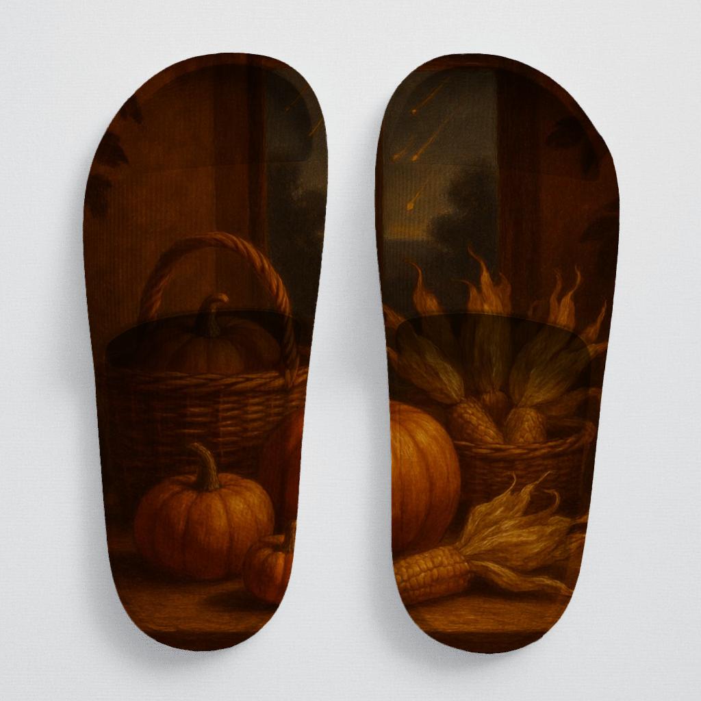 Autumn Hearth Starfall Harvest sporty rubber slides