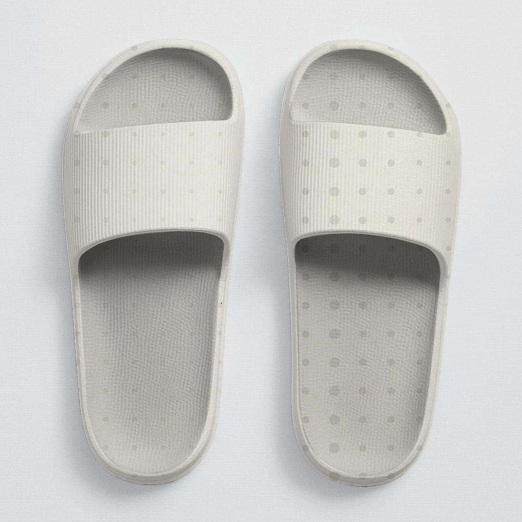 Microdot Halo Gradient Grid soft footbed slides