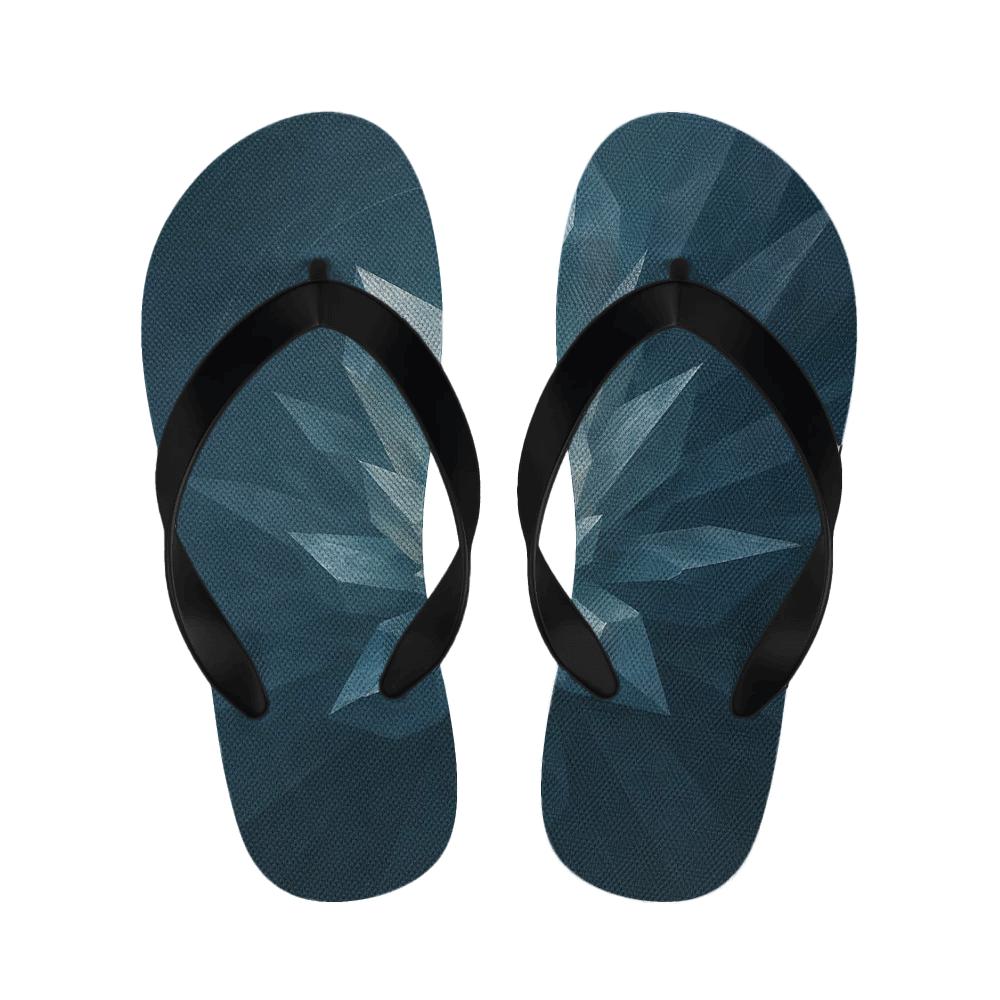 Mineral Facet Pulse Field personalized cozy slippers