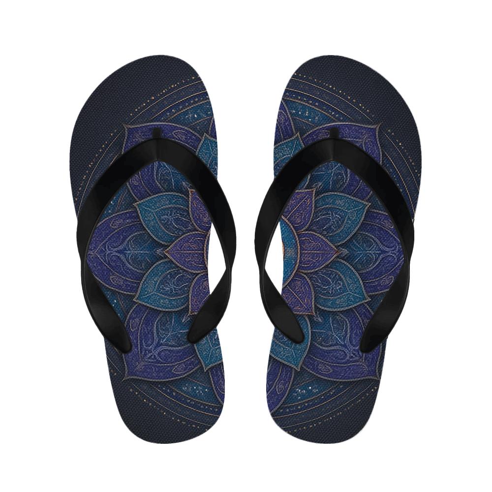 Prismatic Orbital Filigree personalized cozy slippers