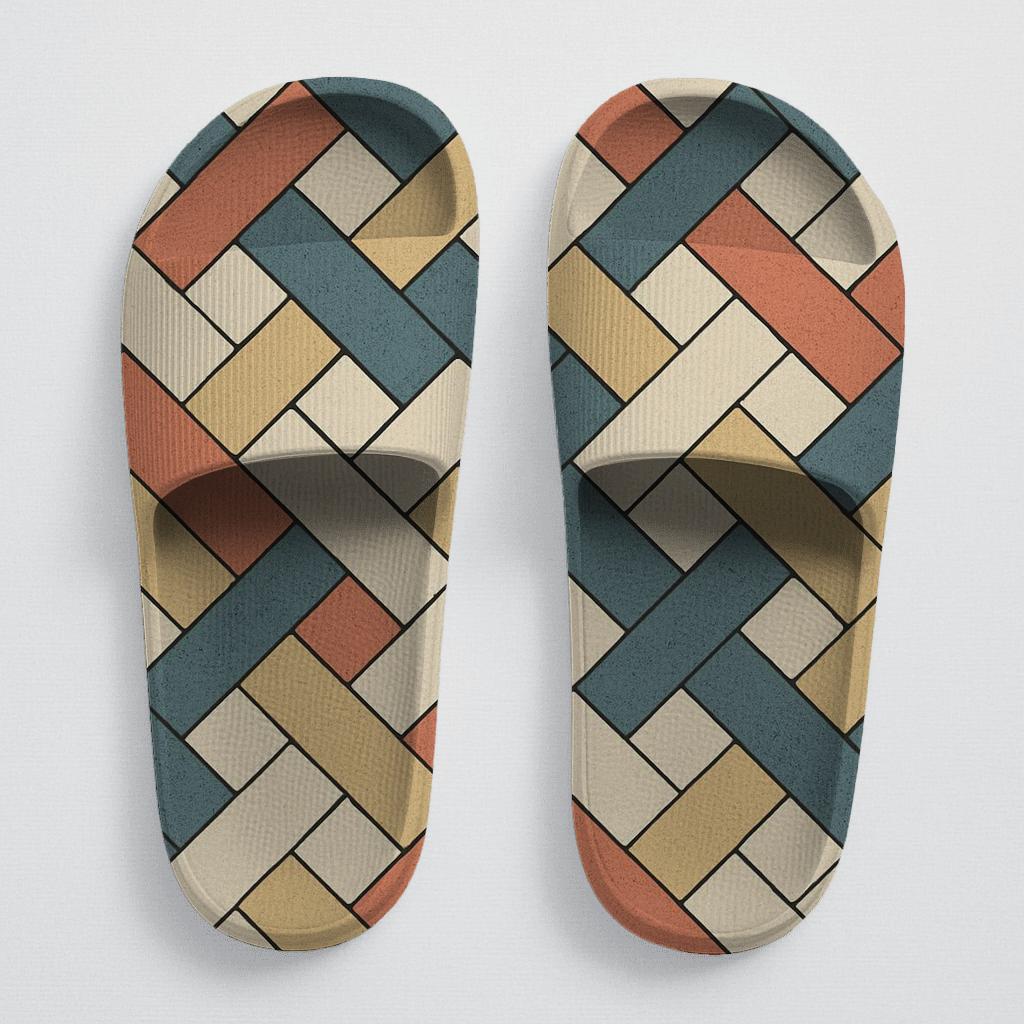 Prismatic Kite Weave Matrix sporty rubber slides