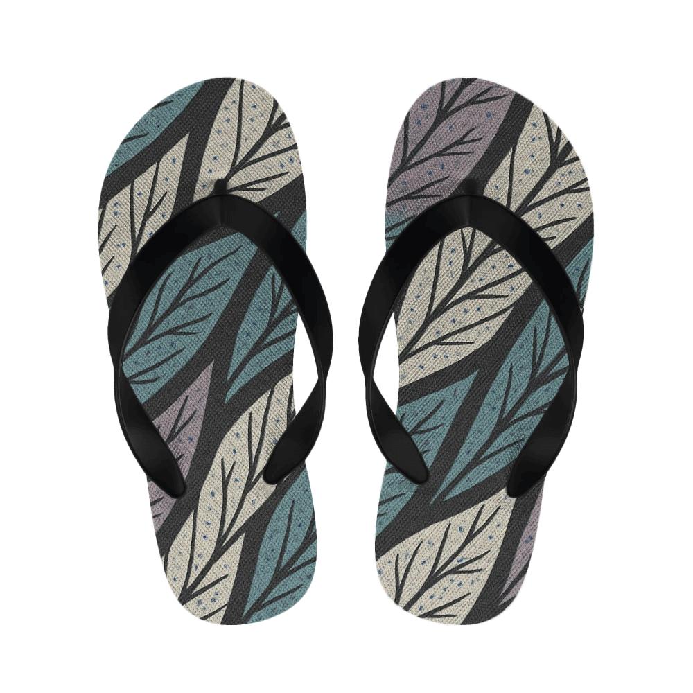 Orchid Vein Interlace trendy casual slippers