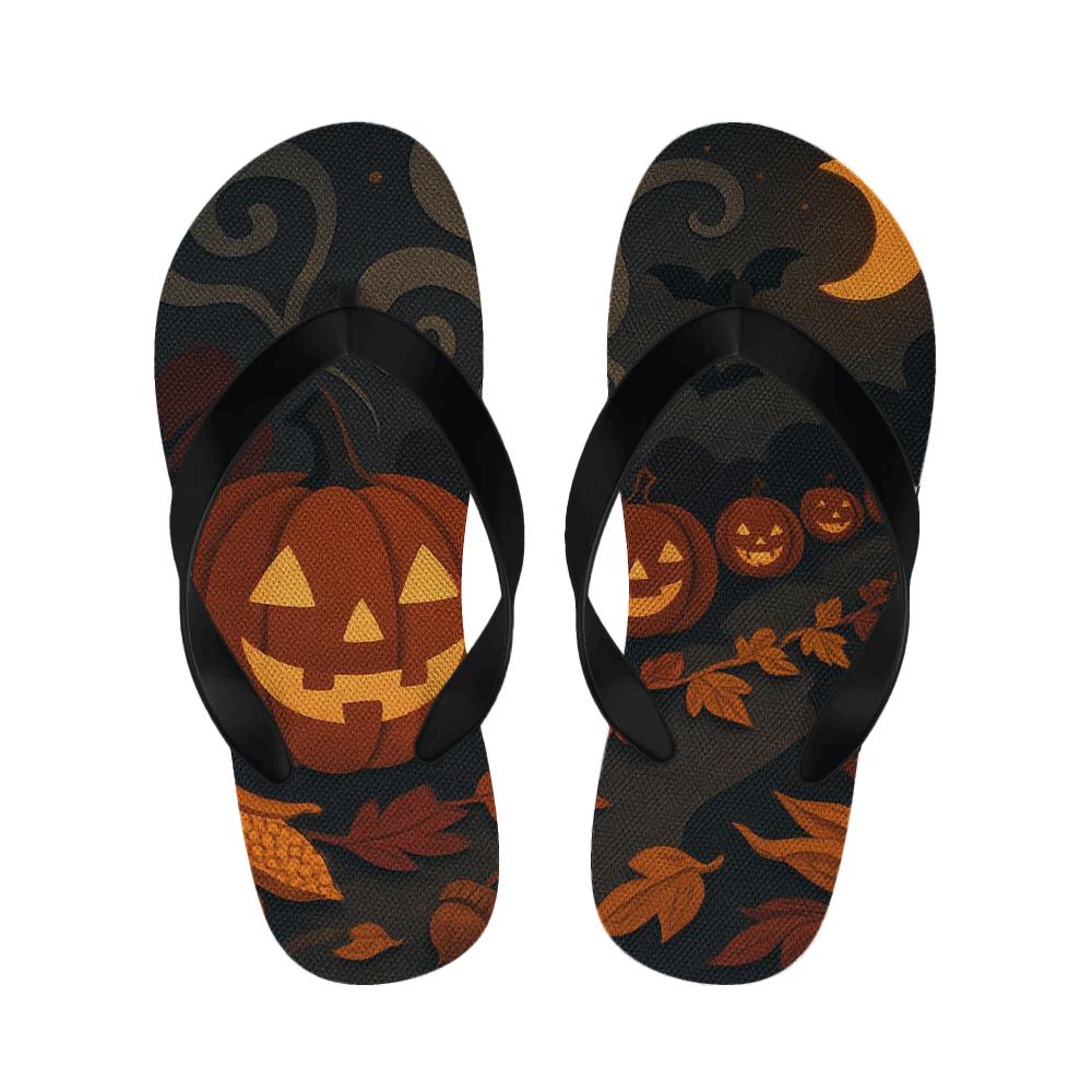 Harvest Halloween Lantern Parade trendy casual slippers