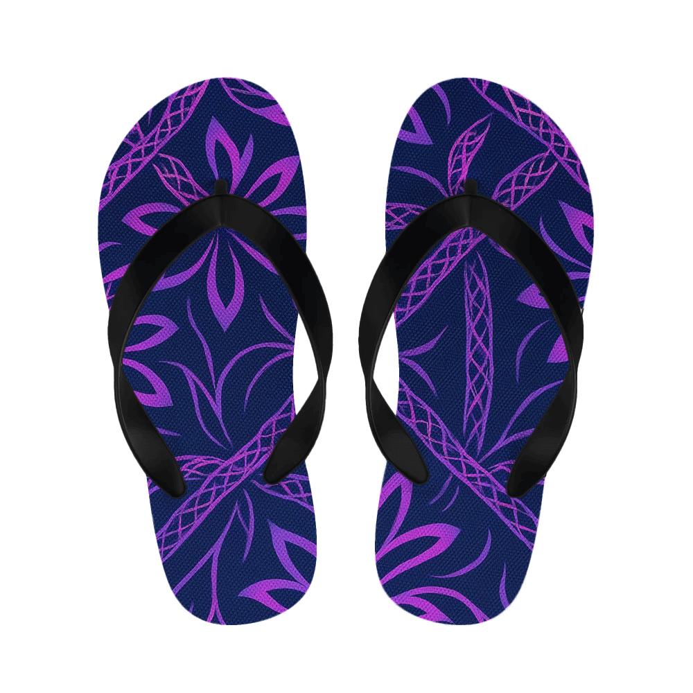 Orchid Pulse Weave trendy casual slippers