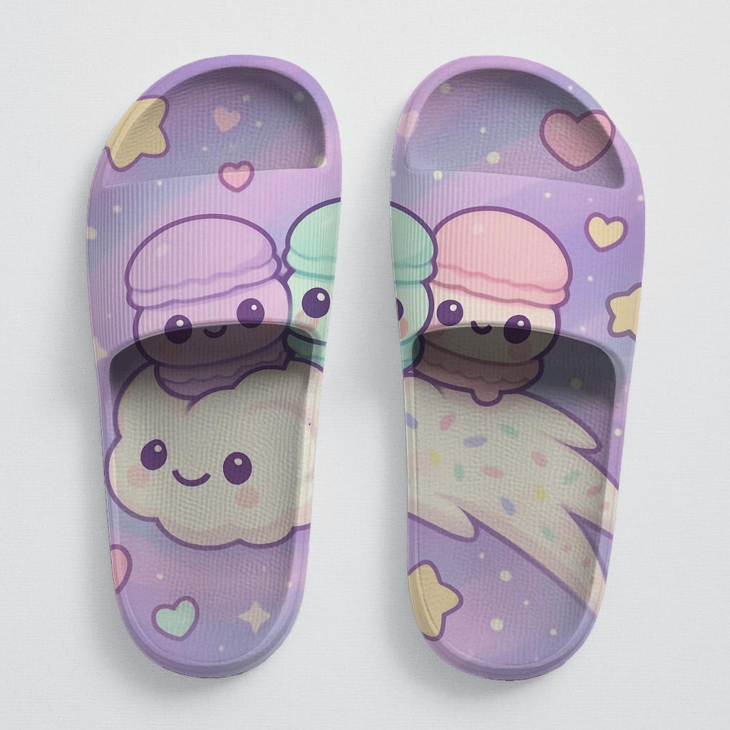 Cosmic Macaron Comet Parade designer logo slides