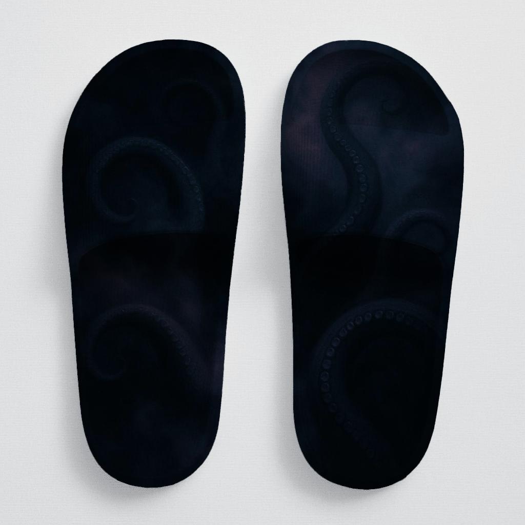 Octopus Ink Nebula Logic soft footbed slides