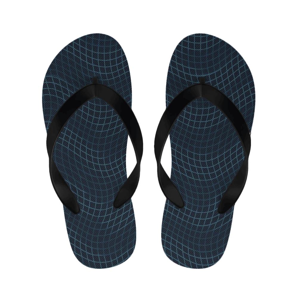 Moire Orbit Interference Weave soft sole slippers
