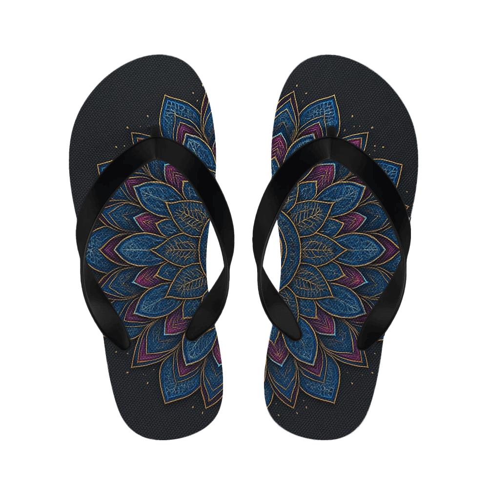 Prismatic Orbital Filigree Wheel personalized cozy slippers
