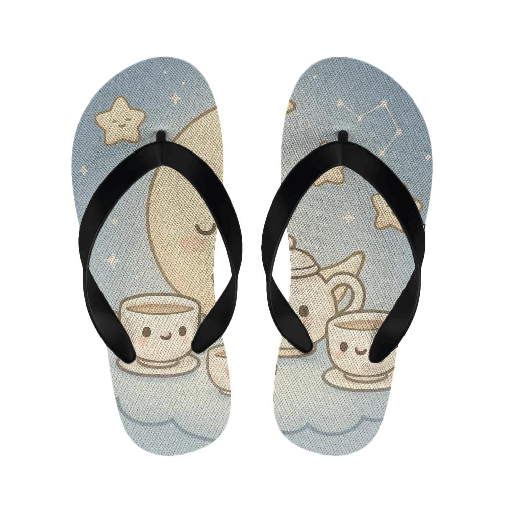 Sleepy Moon Tea Party Friends comfortable indoor slippers
