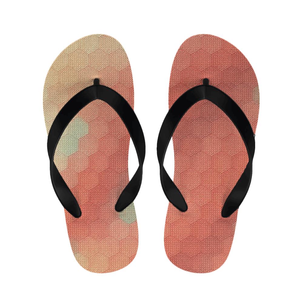 Hex Microcell Gradient Tiling soft sole slippers