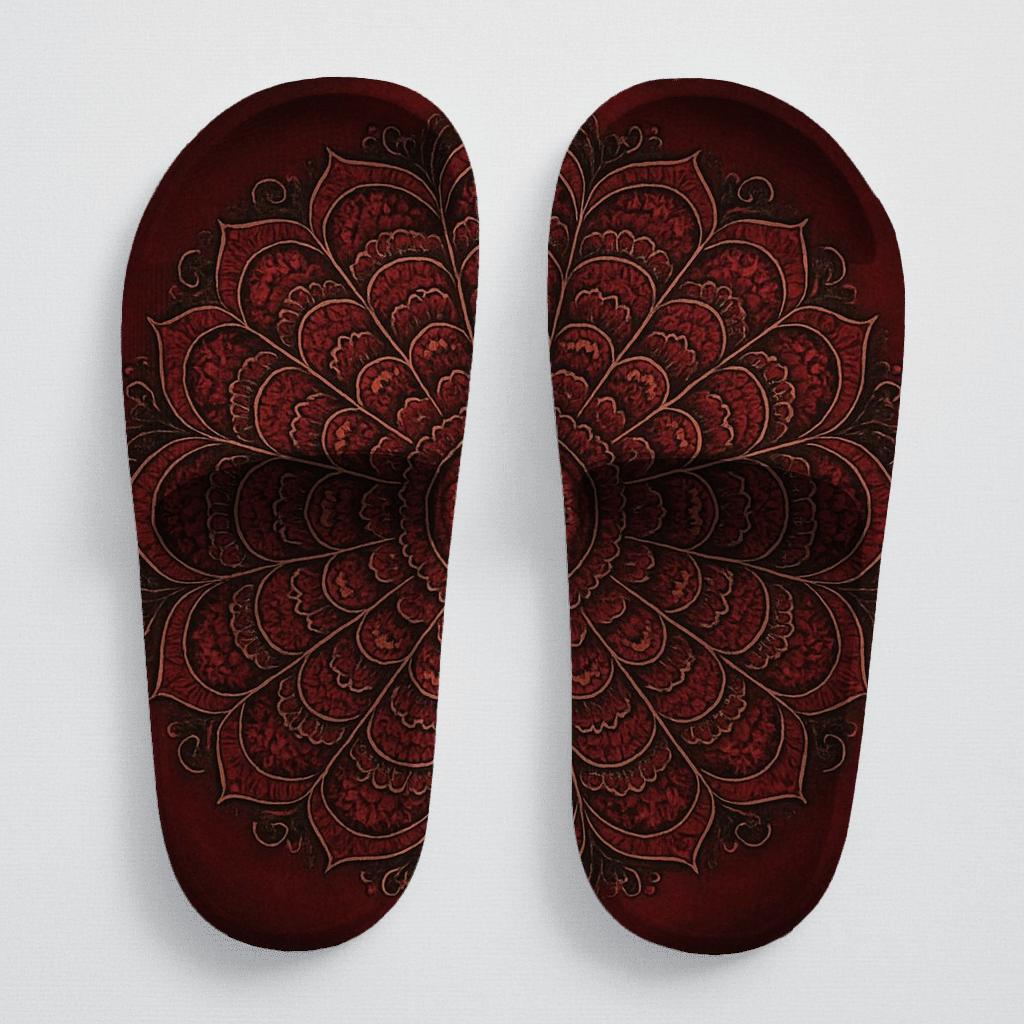 Crimson Spiral Rosette Atlas custom slides