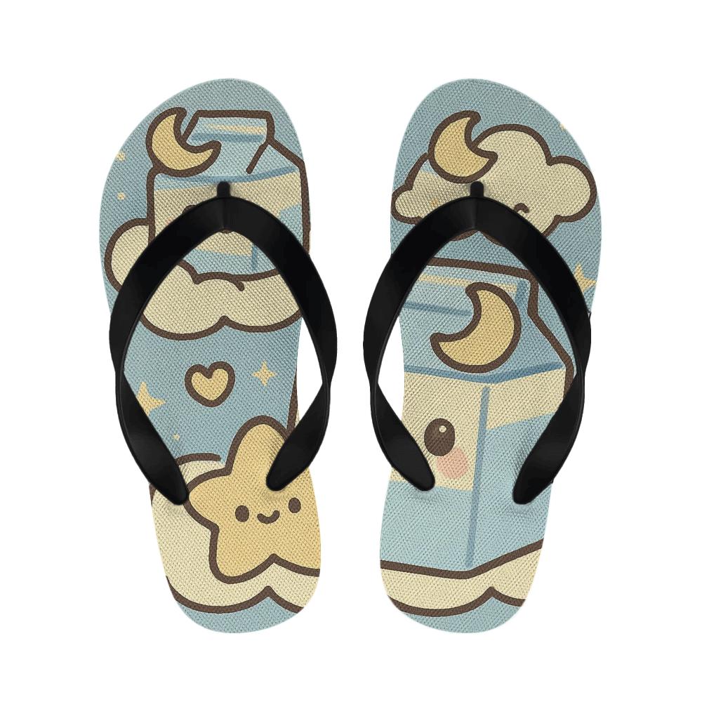 Sleepy Moon Milk Carton Crew trendy casual slippers
