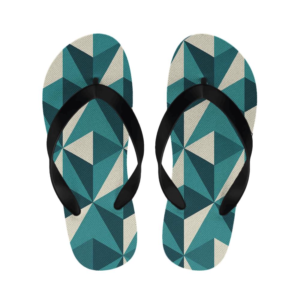 Kite Diamond Step Tessellation unique printed slippers
