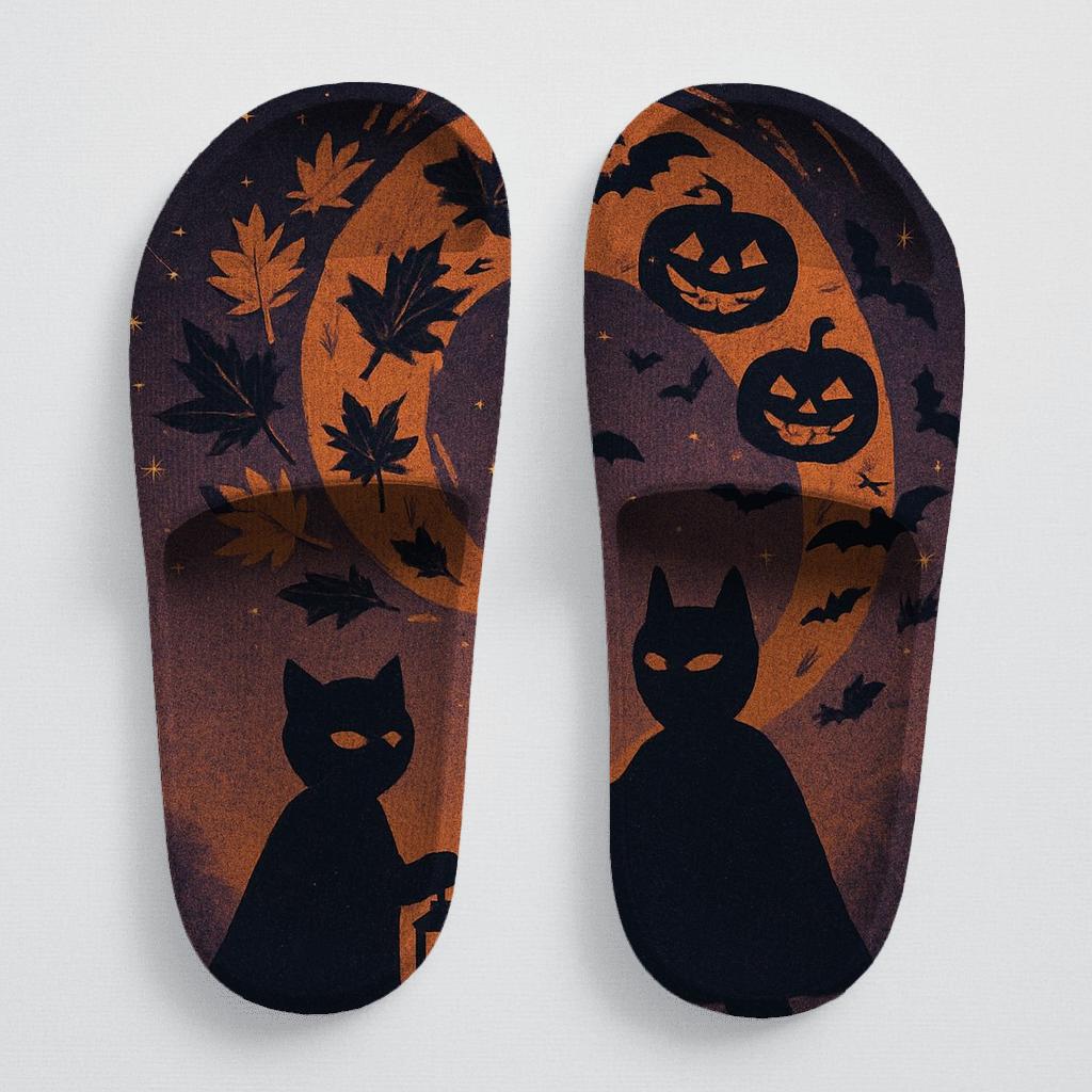 Autumn Halloween Comet Masquerade unique printed slides