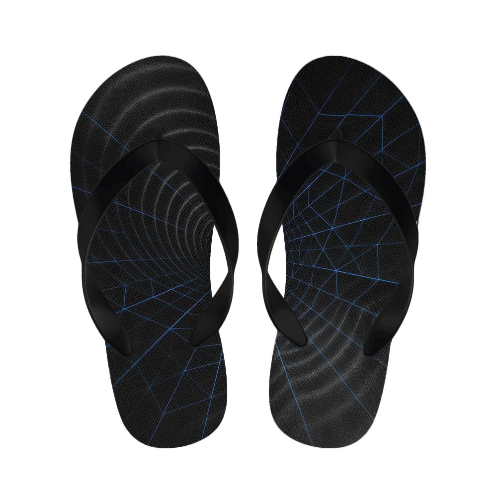 Bat Echo Lattice warm fleece slippers