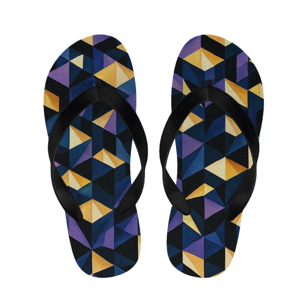Hex Prism Drift Tessellation soft sole slippers