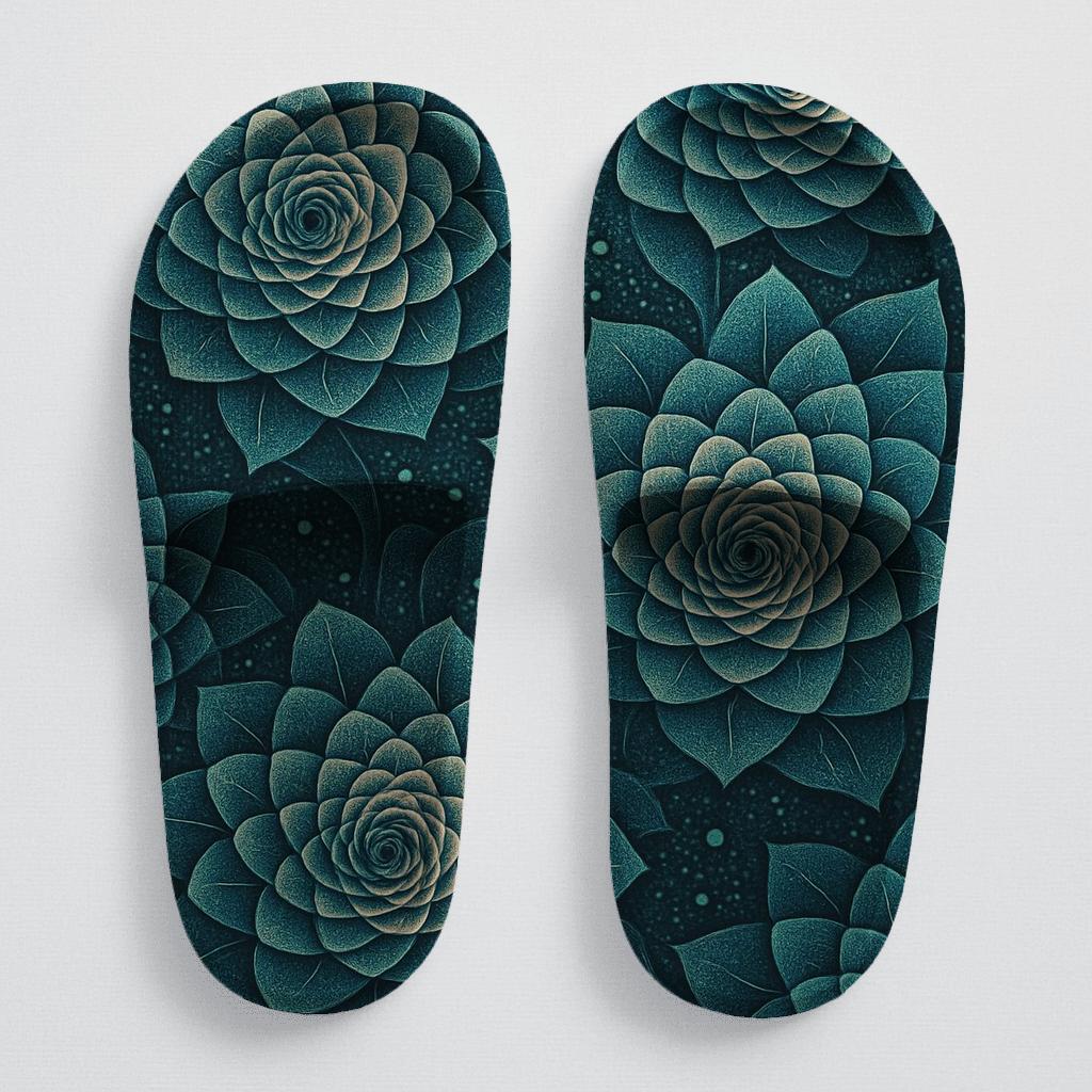 Ranunculus Fractal Ripple Array designer logo slides