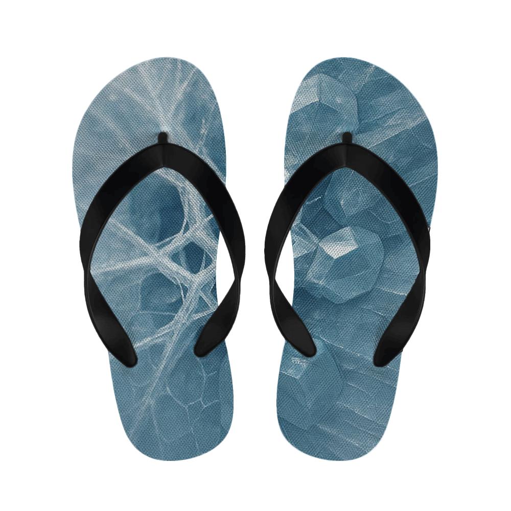 Frost Vein Prism Weave unique printed slippers