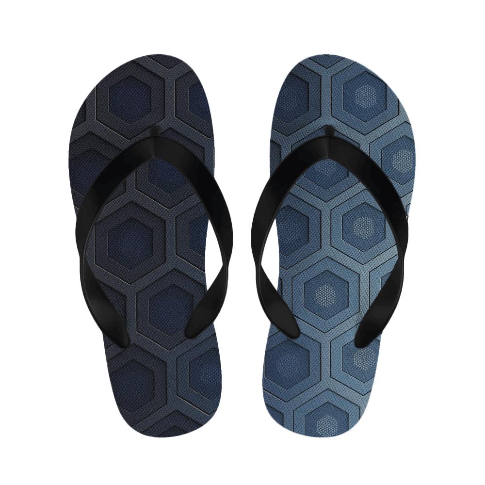Hex Tiling Starfield Gradient trendy casual slippers