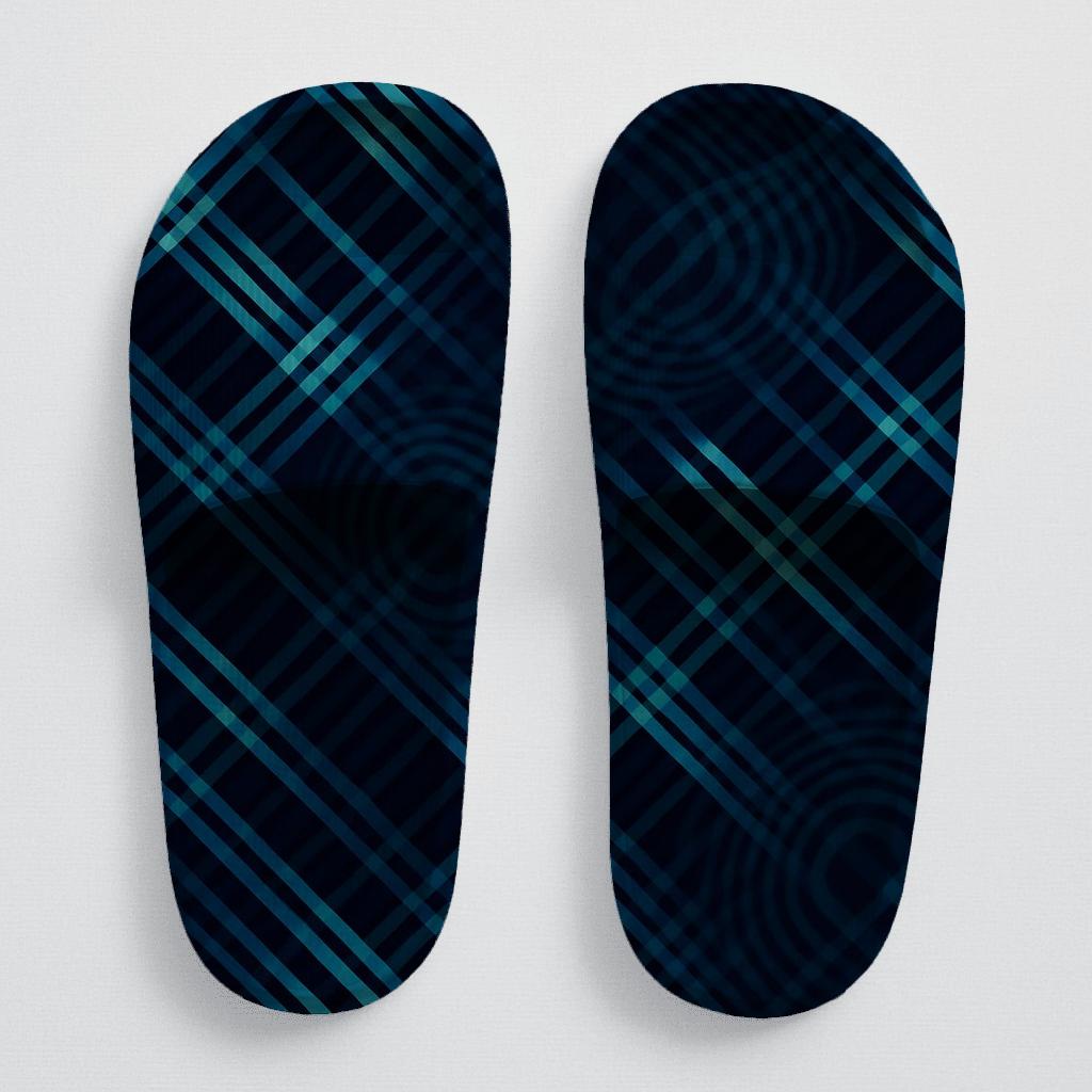 Moire Orbit Weave comfortable casual slides