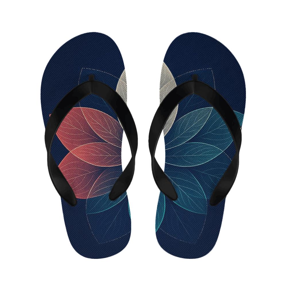 Petal Vein Parallax Loom personalized cozy slippers