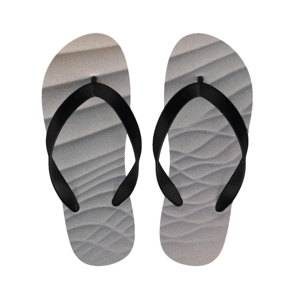 Wind Sculpted Ripple Loom warm fleece slippers