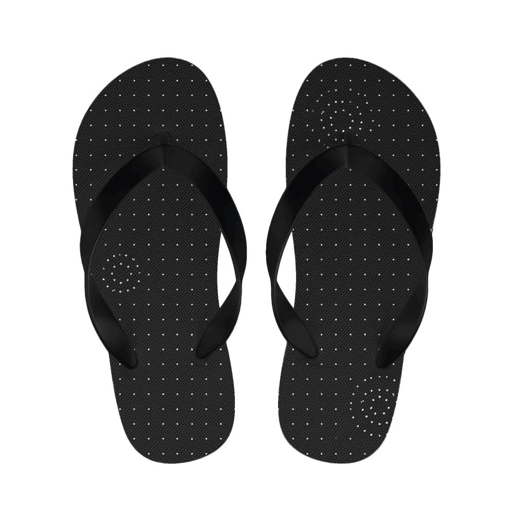 Microcrater Dotfall Grid unique printed slipperscustom slippers
