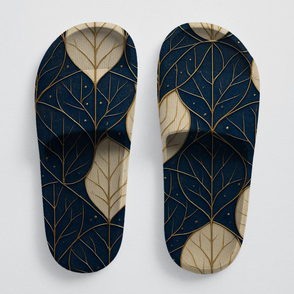 Orchid Vein Interlace comfortable casual slides