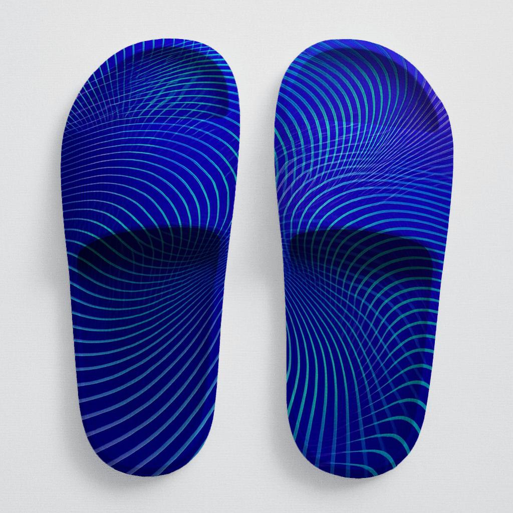 Moire Orbit Interference Weave unique printed slides