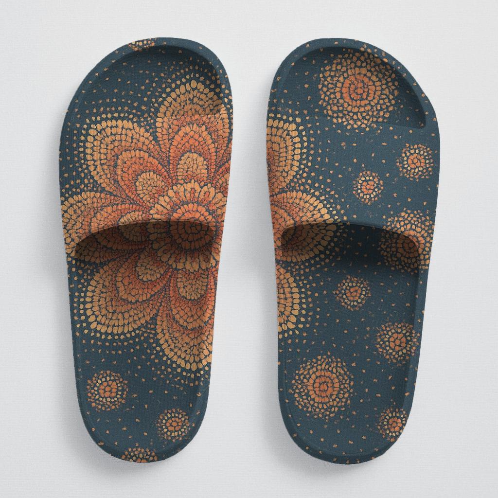 Ranunculus Halo Dot Array stylish pool slides