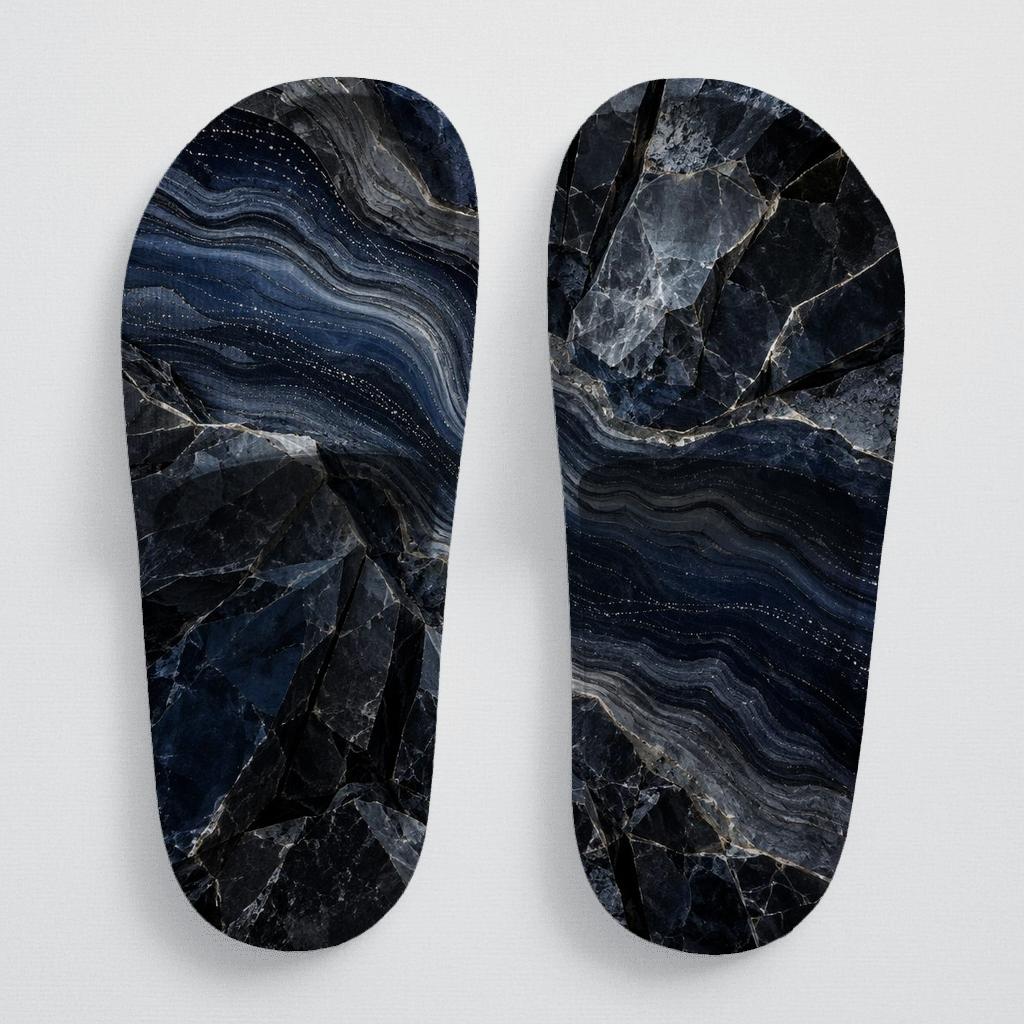 Celestial Silt Facet Array personalized slide sandals [AI-1dd748ad-14a66072db5e]