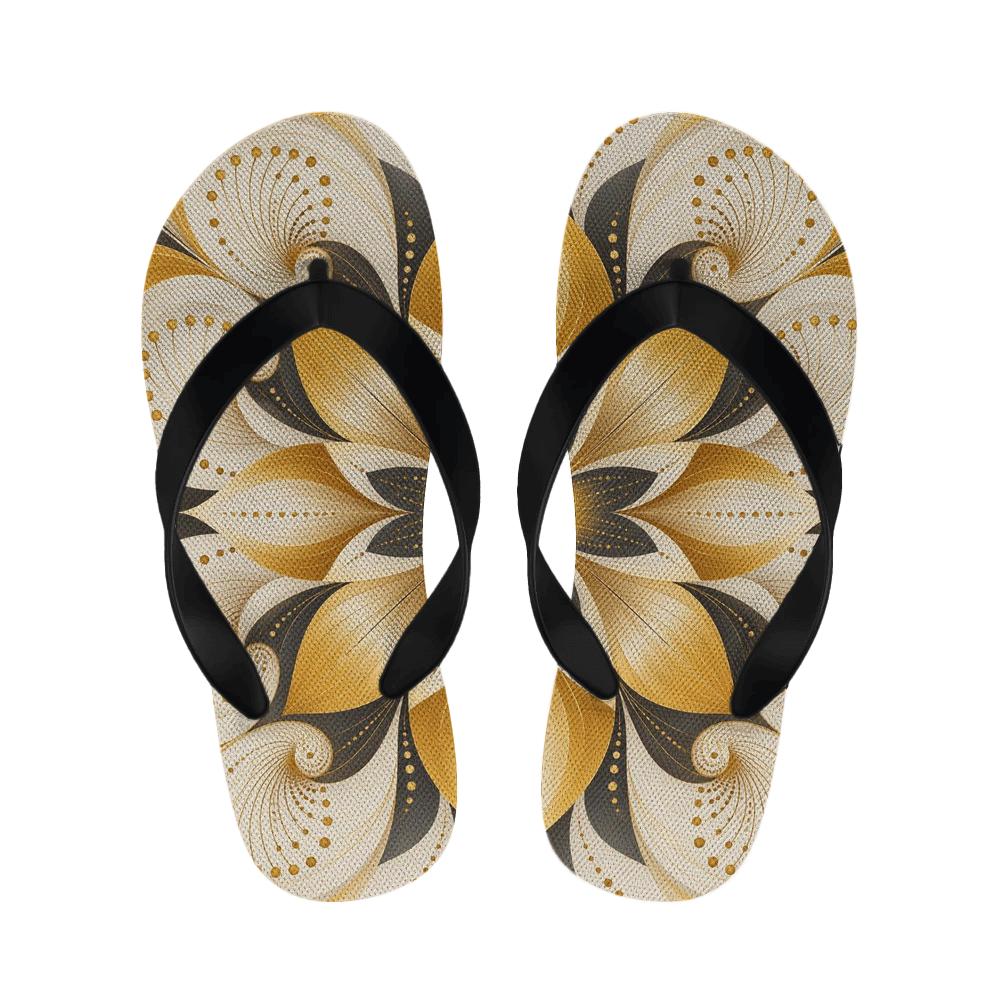 Saffron Corolla Pulse Matrix stylish house slippers [AI-2e06fc13-ae1ae3a2a5b6]