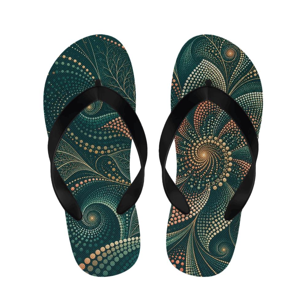 Azalea Pixel Vein Resonance trendy casual slippers [AI-5eb658bd-c61f16984d57]