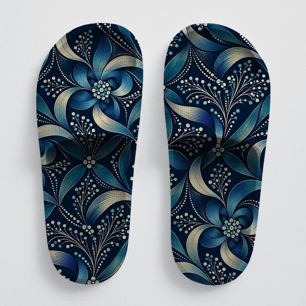 Clematis Ribbon Dot Lattice soft footbed slides [AI-577ca403-dac44ef896ef]