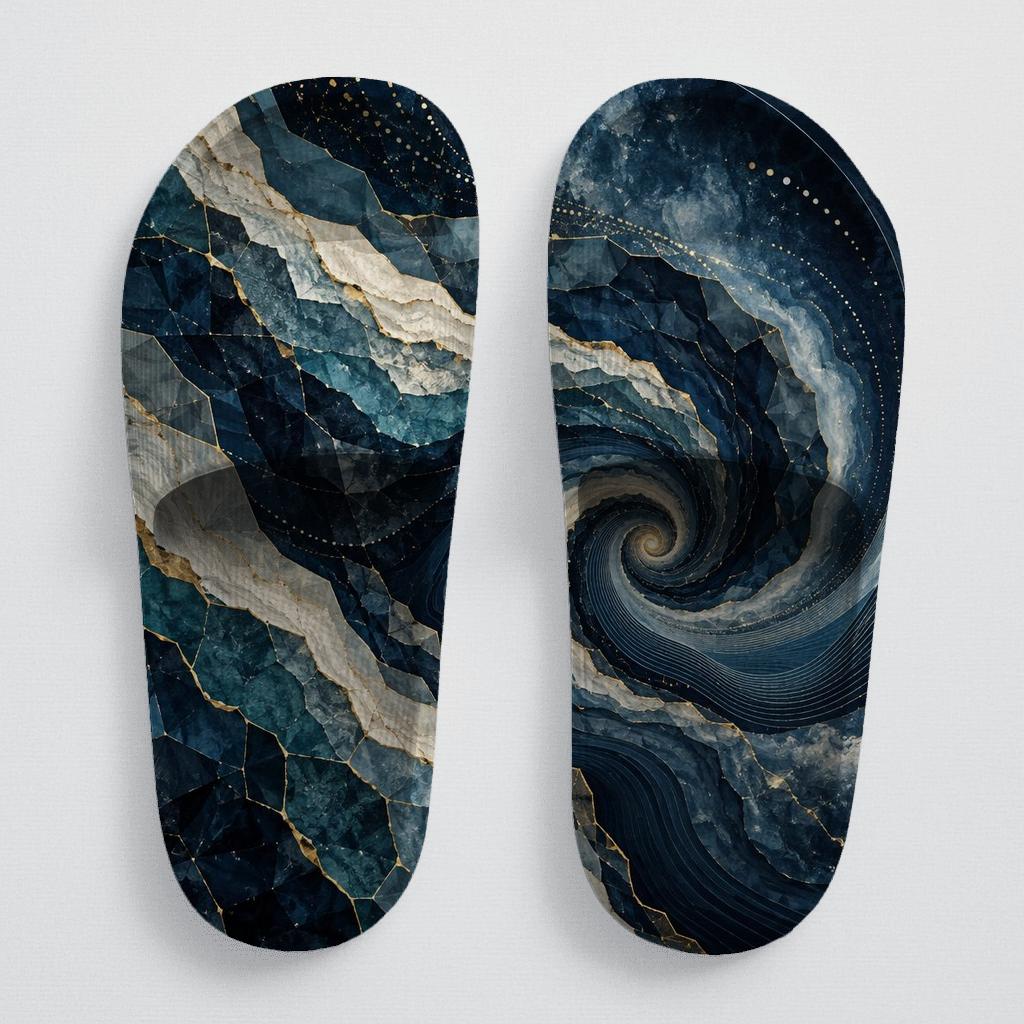 Celestial Shale Vortex Panel stylish pool slides [AI-99061363-7dac3c3fbb4f]