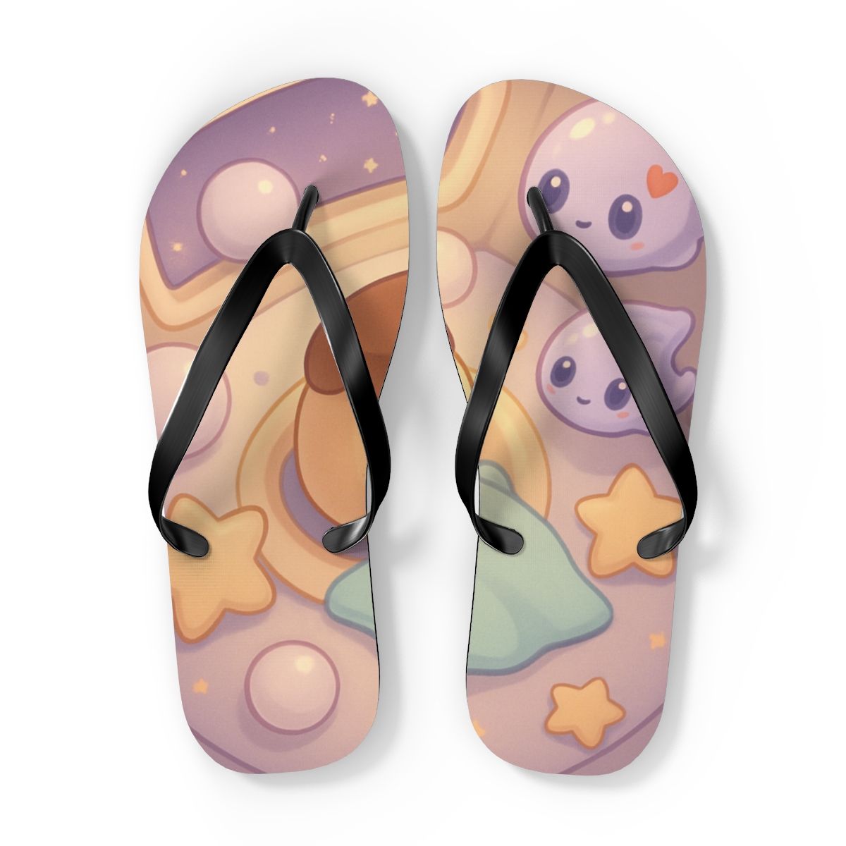 Pudding Planet Sleepover stylish summer flip flops