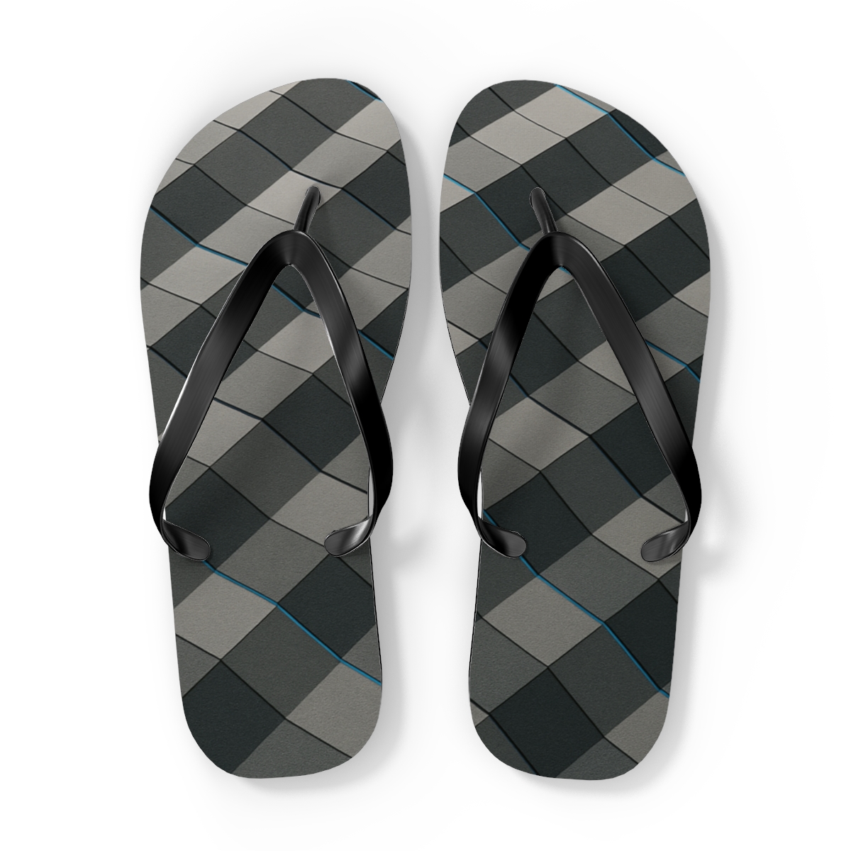 Quadrant Shear Grid stylish summer flip flops