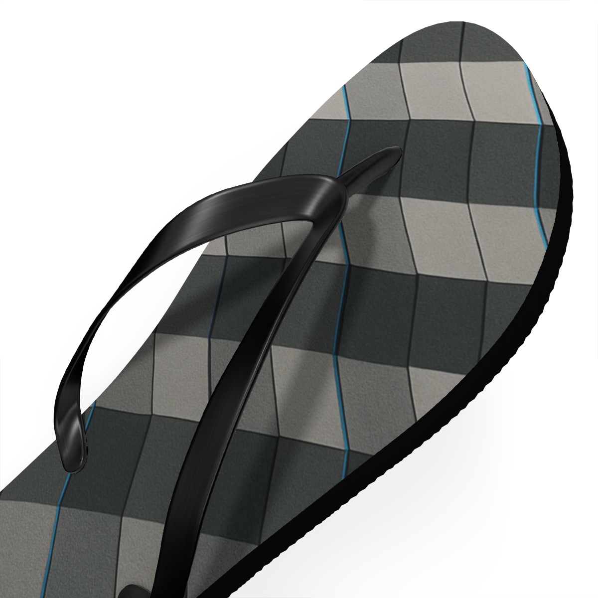 Quadrant Shear Grid stylish summer flip flops
