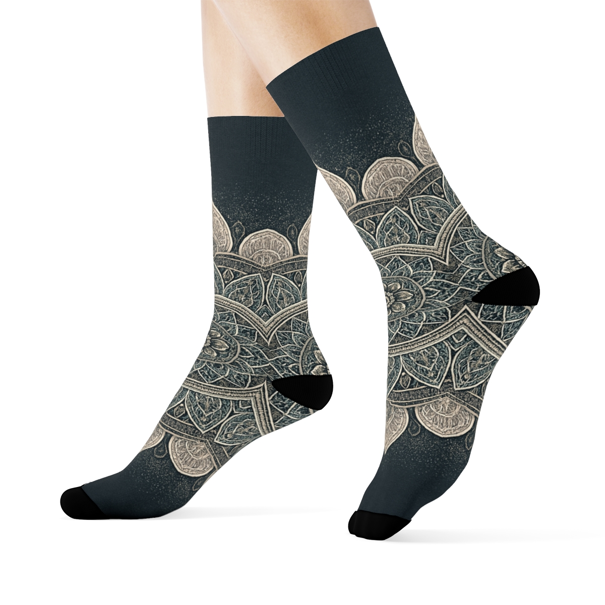 Quantum Lace Rosette trendy colorful socks