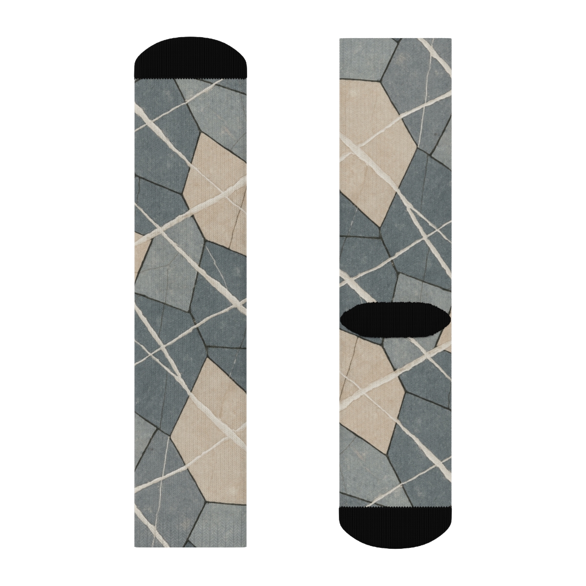Quartz Vein Tessella designer logo socks