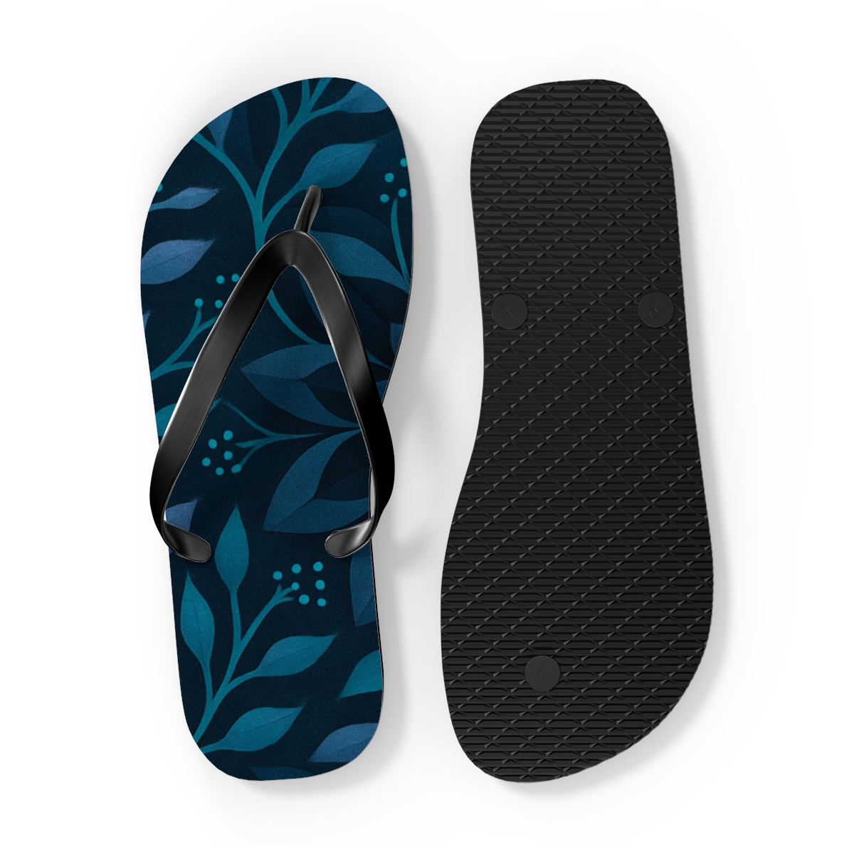 Quasar Petal Lattice Drift colorful rubber flip flops