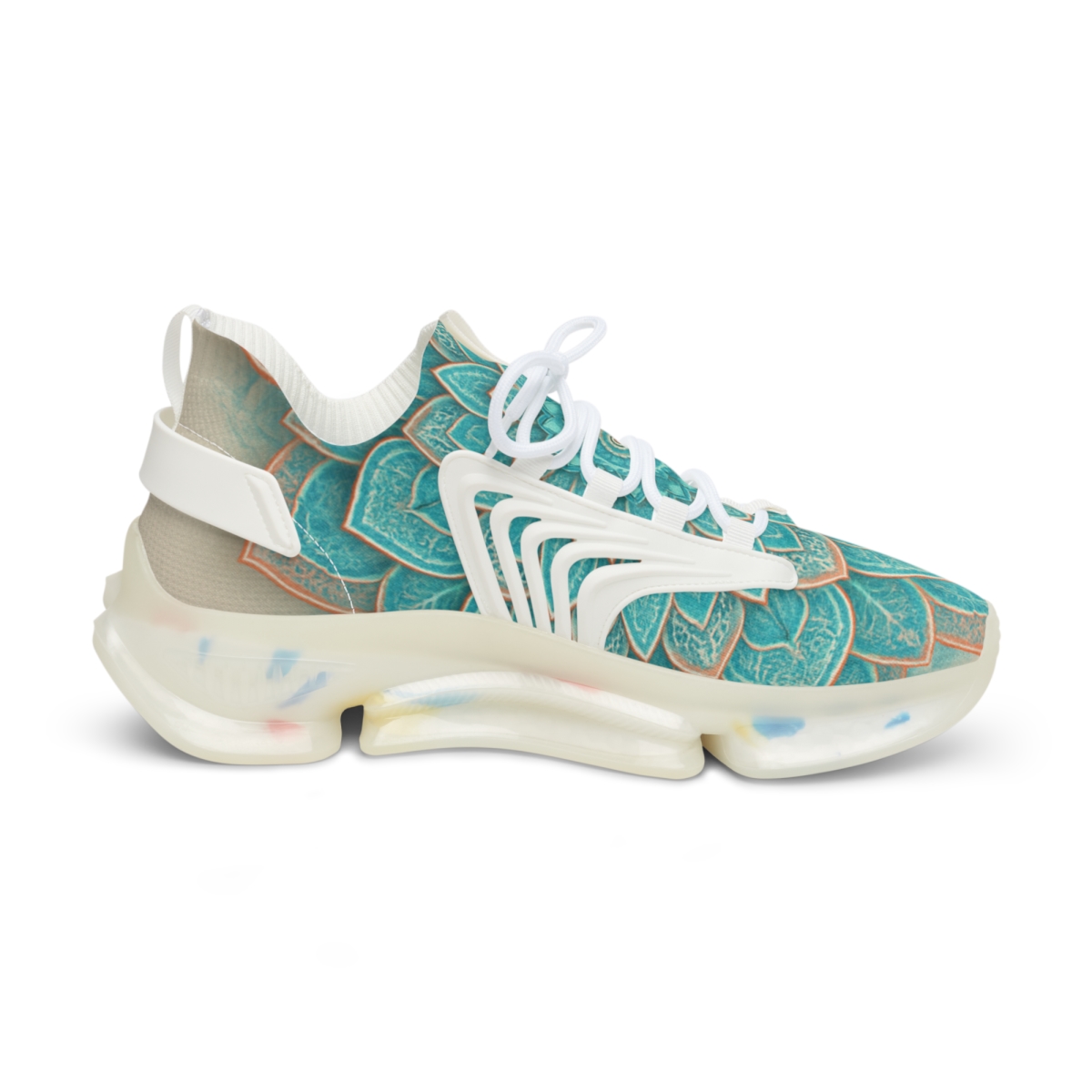 Turquoise Bloom Harmony Sneakers