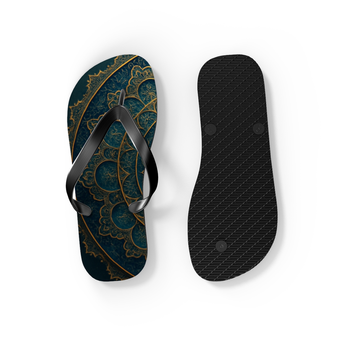 Celestial Mandala Harmony Flip Flops