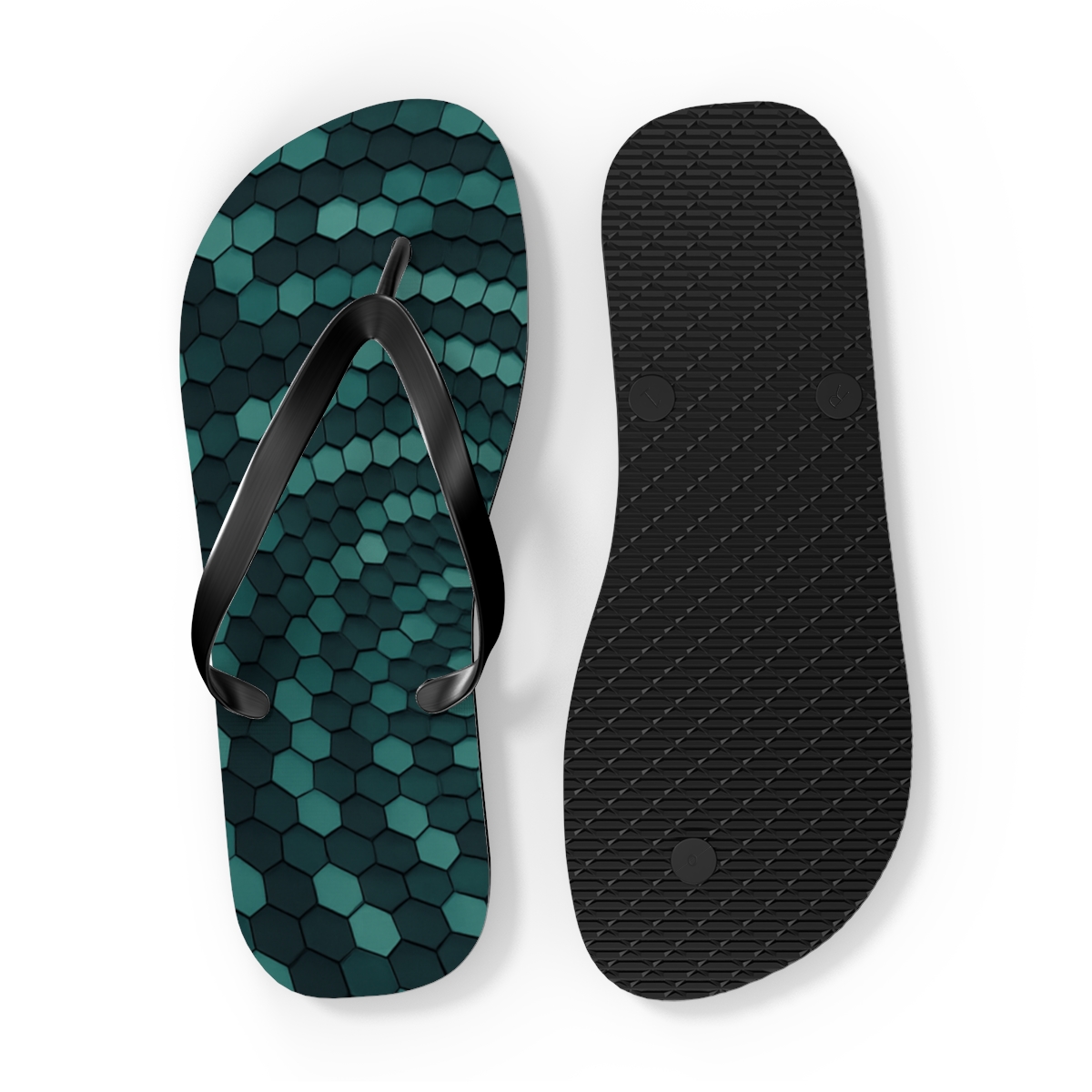 Radial Hex Curl Array stylish summer flip flops