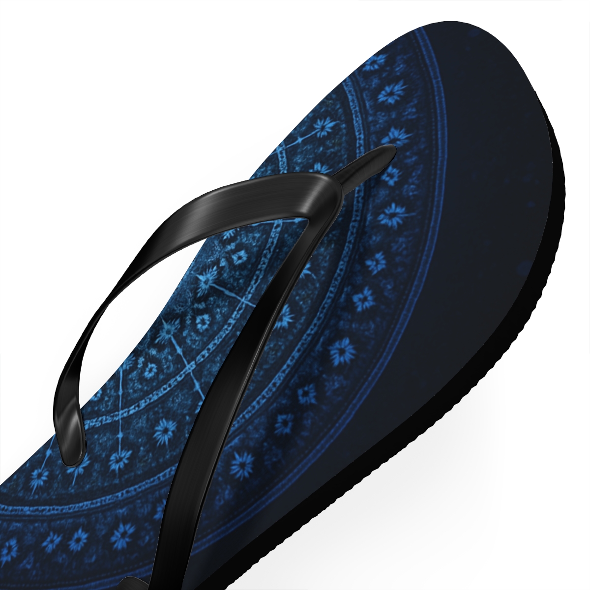 Radial Nebula Lattice custom flip flops