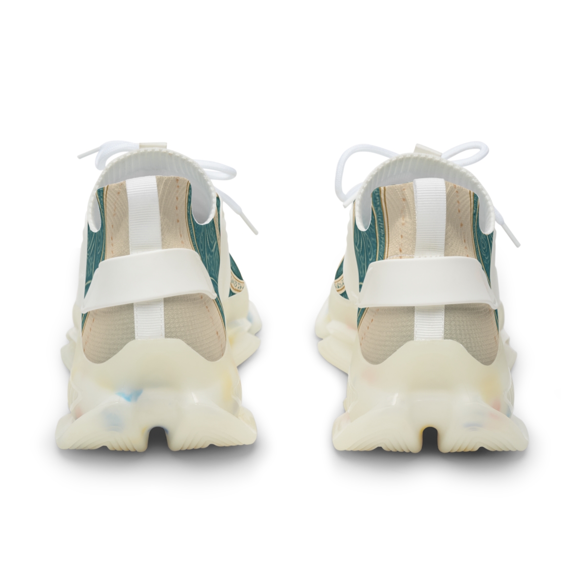 Radial Petal Engine personalized athletic sneakers