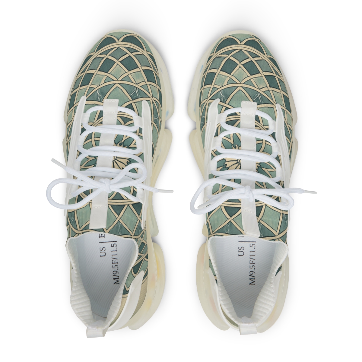 Radial Petal Lattice premium sport sneakers